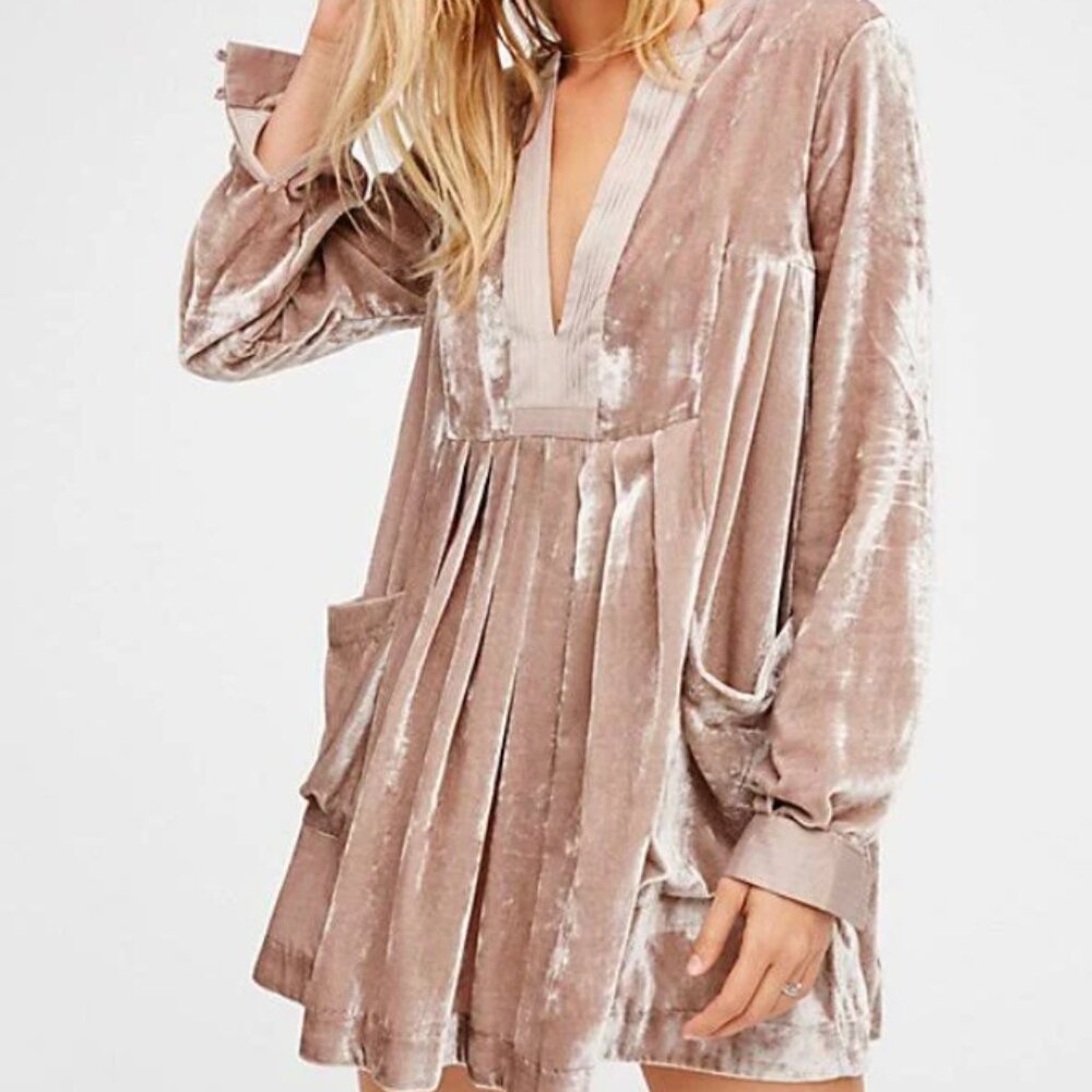 FREE PEOPLE VELVET DRESS